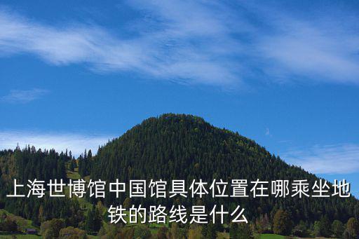 上海世博館中國館具體位置在哪乘坐地鐵的路線是什么