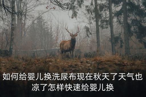 如何換尿布，如何給嬰兒換洗尿布現在秋天了天氣也涼了怎樣快速給嬰兒換