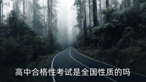 高中合格性考試是全國性質(zhì)的嗎