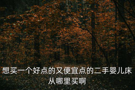 想買一個(gè)好點(diǎn)的又便宜點(diǎn)的二手嬰兒床從哪里買啊