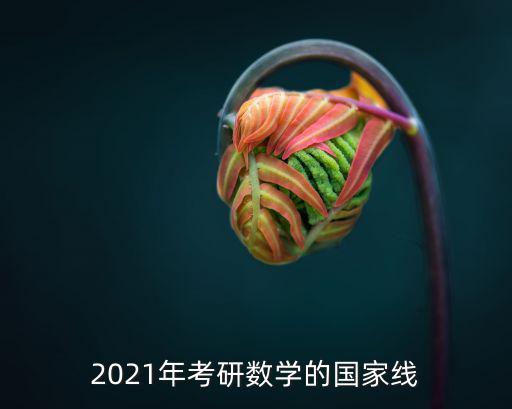 2021年考研數(shù)學(xué)的國家線