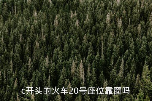 動(dòng)車c座靠窗嗎，高鐵座號(hào)是CD靠窗嗎