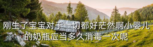 剛生了寶寶對(duì)于一切都好茫然啊小嬰兒的奶瓶應(yīng)當(dāng)多久消毒一次呢