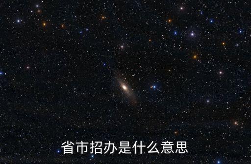 省市招辦是什么意思