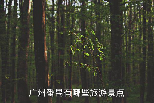 廣州番禺有哪些旅游景點