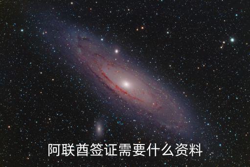 阿聯(lián)酋簽證需要什么資料
