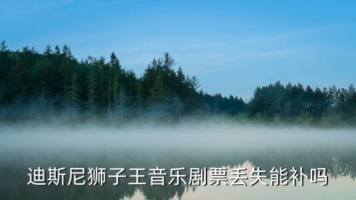 迪斯尼獅子王音樂劇票丟失能補嗎