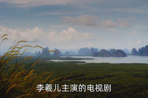 李羲兒主演的電視劇
