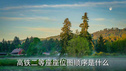 高鐵二等座座位圖順序是什么