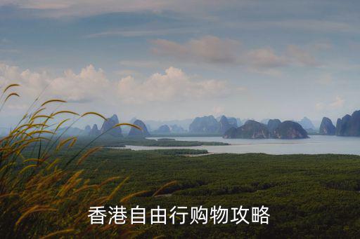 香港自由行購物攻略