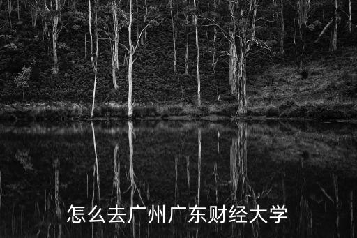 怎么去廣州廣東財經大學