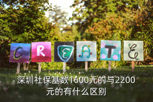 深圳社?；鶖?600元的與2200元的有什么區別
