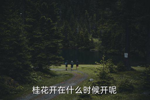 桂花開在什么時(shí)候開呢