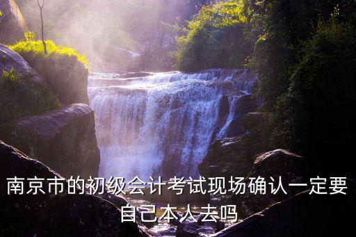 南京市的初級會計考試現(xiàn)場確認(rèn)一定要自己本人去嗎