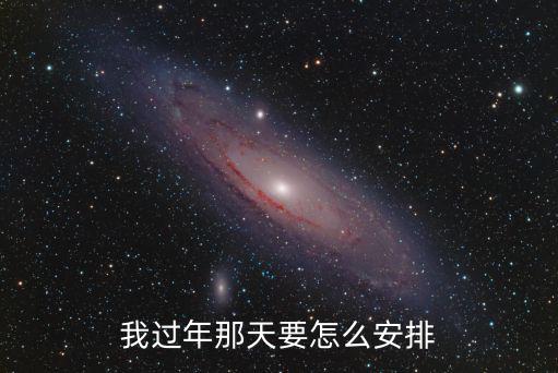 我過年那天要怎么安排