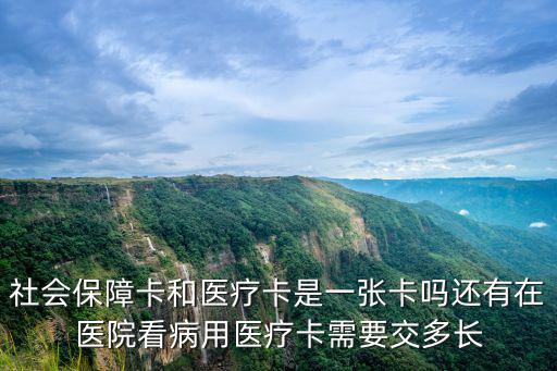 醫(yī)保卡和社保卡是同一張卡嗎，請(qǐng)問(wèn)社保卡和醫(yī)保卡是同一張卡嗎