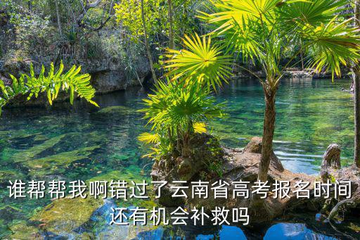 誰幫幫我啊錯過了云南省高考報名時間還有機會補救嗎