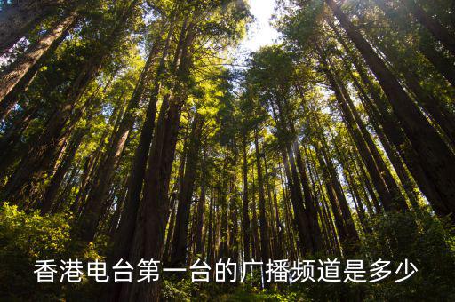 香港電臺第一臺的廣播頻道是多少