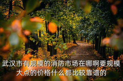 武漢市有規(guī)模的消防市場(chǎng)在哪啊要規(guī)模大點(diǎn)的價(jià)格什么都比較靠譜的