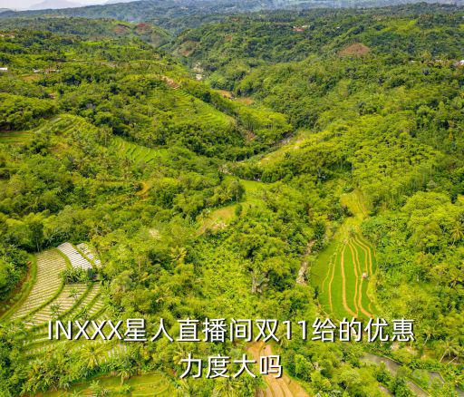 INXXX星人直播間雙11給的優惠力度大嗎