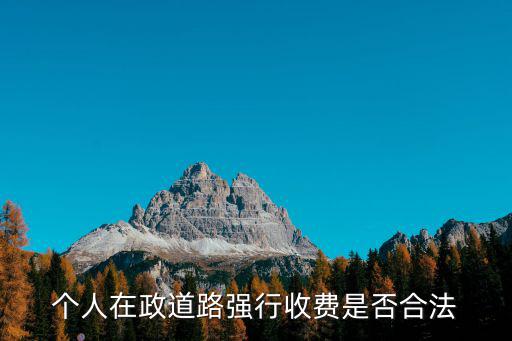 個人在政道路強行收費是否合法