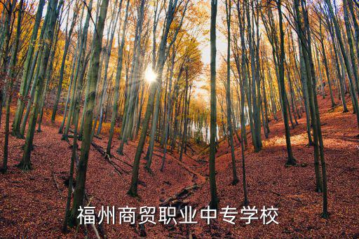 福州商貿職業(yè)中專學校，福州商貿職業(yè)中專學校