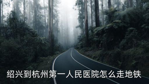 紹興到杭州第一人民醫院怎么走地鐵