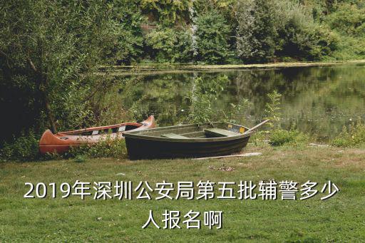 2019年深圳公安局第五批輔警多少人報名啊