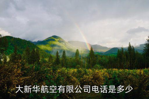 大新華航空有限公司電話是多少