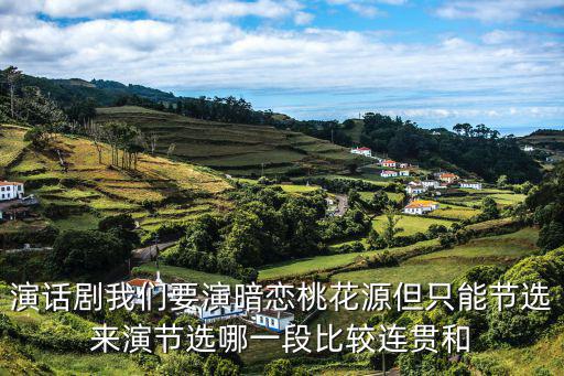 演話劇我們要演暗戀桃花源但只能節選來演節選哪一段比較連貫和