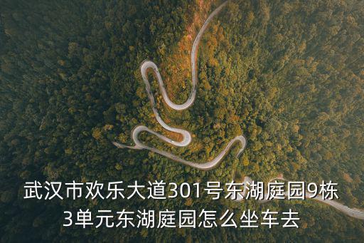 武漢市歡樂大道301號東湖庭園9棟3單元東湖庭園怎么坐車去