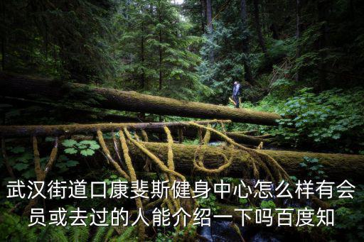 武漢街道口康斐斯健身中心怎么樣有會員或去過的人能介紹一下嗎百度知