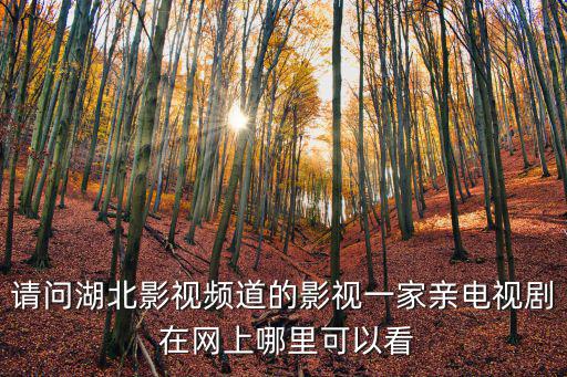 請問湖北影視頻道的影視一家親電視劇 在網上哪里可以看