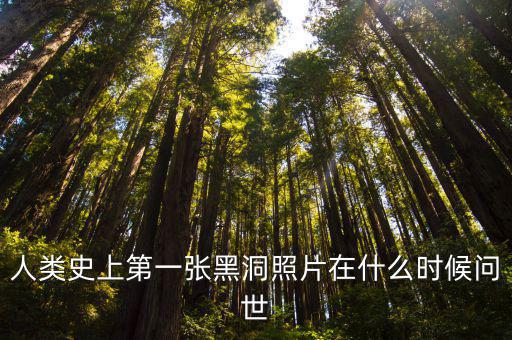 第一張黑洞照片，人類歷史上第一張黑洞照片在什么時候問世