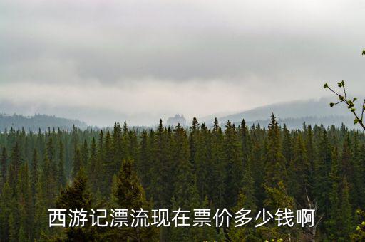 西游記漂流現在票價多少錢啊