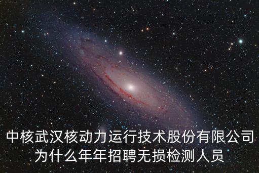 中核武漢核動力運(yùn)行技術(shù)股份有限公司為什么年年招聘無損檢測人員