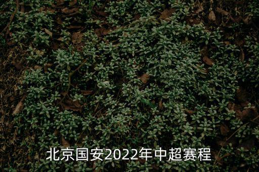 北京國安2022年中超賽程