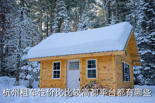 杭州租車性價比比較高都平臺都有哪些