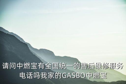 請問中燃寶有全國統一的售后維修服務電話嗎我家的GASBO中燃寶