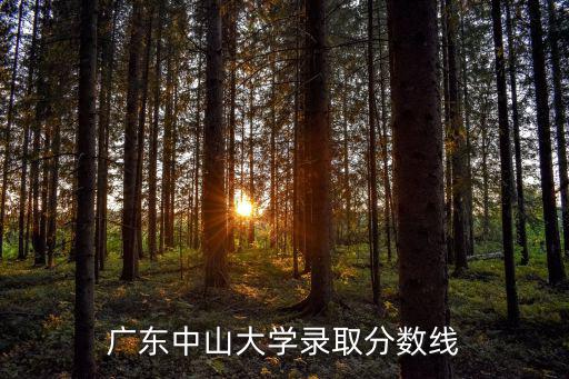 廣東中山大學(xué)錄取分?jǐn)?shù)線
