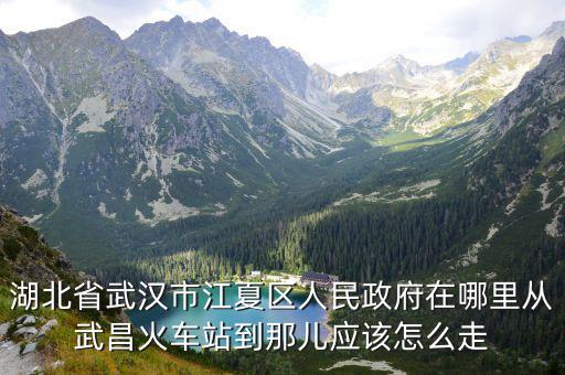 江夏區(qū)人民政府，湖北省武漢市江夏區(qū)人民政府在哪里從武昌火車站到那兒應(yīng)該怎么走