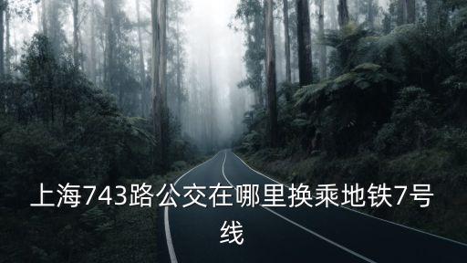 743，上海743路公交在哪里換乘地鐵7號線