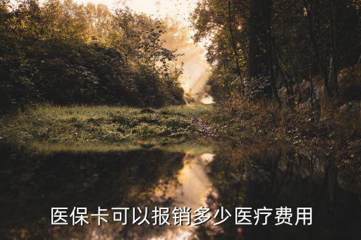 醫保卡可以報銷多少醫療費用