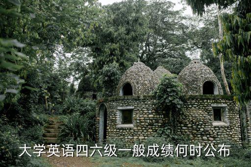四六級成績公布，大學英語四六級一般成績何時公布