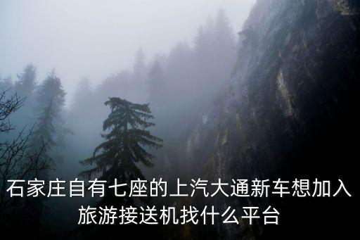 石家莊自有七座的上汽大通新車想加入旅游接送機(jī)找什么平臺(tái)