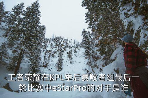 王者榮耀在KPL季后賽敗者組最后一輪比賽中eStarPro的對手是誰