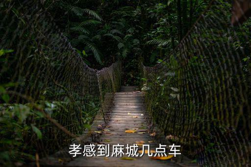 孝感到麻城幾點(diǎn)車