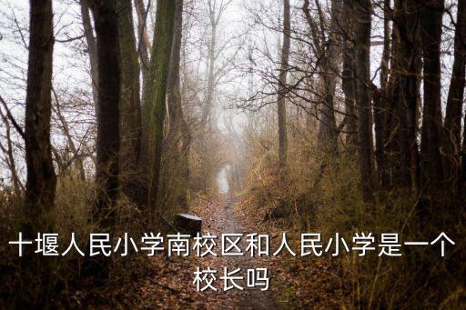 十堰人民小學(xué)南校區(qū)和人民小學(xué)是一個(gè)校長(zhǎng)嗎