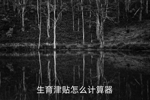 生育津貼怎么計算器