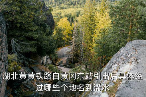 黃岡東站，湖北黃黃鐵路自黃岡東站引出后具體經過哪些個地名到浠水